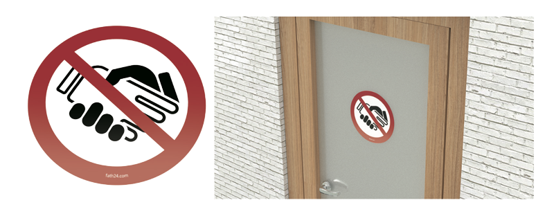 No Hand Over Sticker Adaptiv